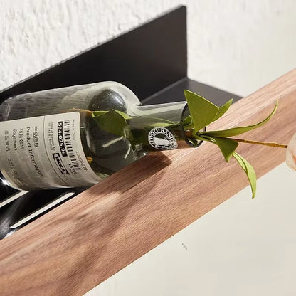 Bathroom Shelf，No Punch Storage Rack，Solid Wood Bathroom Shelves ，Punch-Free Wooden Shelf Wall-Mounted Shower，Toilet Organizer